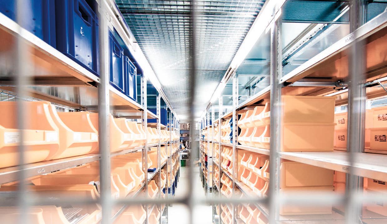 Unsere zentrale Lagerlogistik